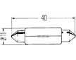 żiarovka pre osvetlenie odkladacieho priestoru HELLA 8GM 002 091-131