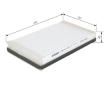 Filter vnútorného priestoru BOSCH 1 987 431 169