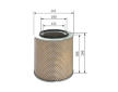 Vzduchový filter BOSCH 1 457 433 735