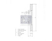 Brzdový kotúč DT Spare Parts 4.67229