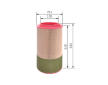 Vzduchový filter BOSCH F 026 400 327