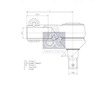 Uhlový kĺb spojovacej tyče riadenia DT Spare Parts 4.66473