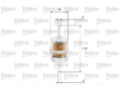 Palivový filter VALEO 587005