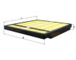 Vzduchový filter MAHLE LX 747