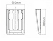 Blatnik 650x600 mm