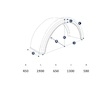 Blatnik ovalny 1300x450x1900 mm