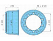 Bubon brzd.BPW 420x180 ECO DRUM Z
