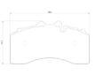 Dosticky brzdove BPW 29228 2012- 22,5