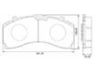 Dosticky brzdove MB MP3-MP4, PN OE