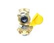 Hlavica vzduch zlta M16x1,5 s filtrom naves