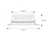 Majak magneticky 12/24V LED oranzovy vystrazny