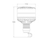 Majak na trn 12/24V LED oranzovy