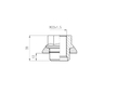 Matica kolesa CSY AZME-0012