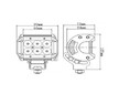 Svetlo pracovne LED 1800 Lm 9-33V 18W