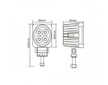 Svetlo pracovne LED 900 Lm 9-32V