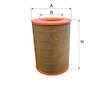 Vzduchový filter WIX FILTERS 93163E