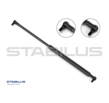 Pneumatická prużina pre dvierka nástrojovej priehradky STABILUS 083089