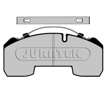 Sada brzdových platničiek kotúčovej brzdy JURATEK JCP1001
