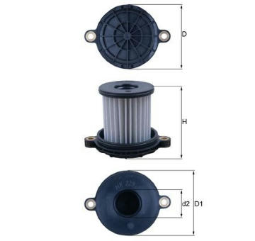 Hydraulický filter automatickej prevodovky MAHLE HX 229