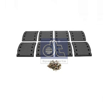 Sada brzd. obloż., Bubn. brzda DT Spare Parts 10.13004