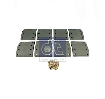 Sada brzd. obloż., Bubn. brzda DT Spare Parts 10.33004