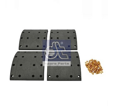 Sada brzd. obloż., Bubn. brzda DT Spare Parts 1.35007