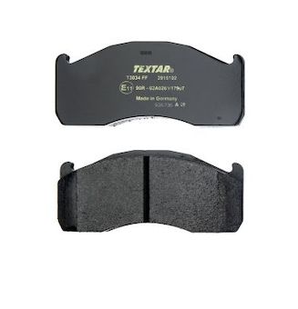 Sada brzdových platničiek kotúčovej brzdy TEXTAR 2915102