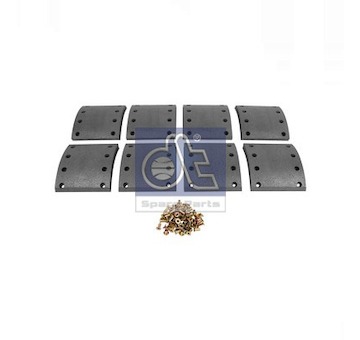 Sada brzd. obloż., Bubn. brzda DT Spare Parts 10.33014