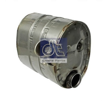 Stredný/zadný tlmič výfuku DT Spare Parts 6.37020