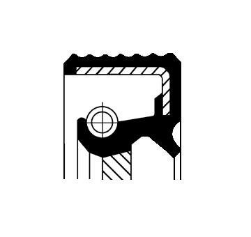 Tesniaci krúżok hriadeľa manuálnej prevodovky CORTECO 20029714B