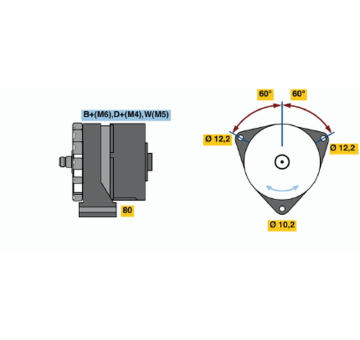Alternátor BOSCH 0 986 034 270