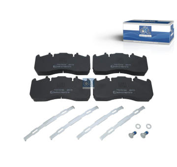 Sada brzdových platničiek kotúčovej brzdy DT Spare Parts 2.94096