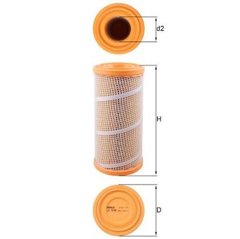 Vzduchový filter MAHLE LX 7045