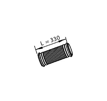 Výfukové potrubie DINEX 81113