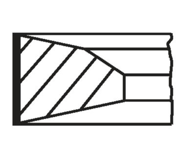 Sada piestnych krúżkov MAHLE 209 73 N0