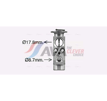 Expanzný ventil klimatizácie AVA QUALITY COOLING DF1095