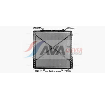 Chladič motora AVA QUALITY COOLING DF2098
