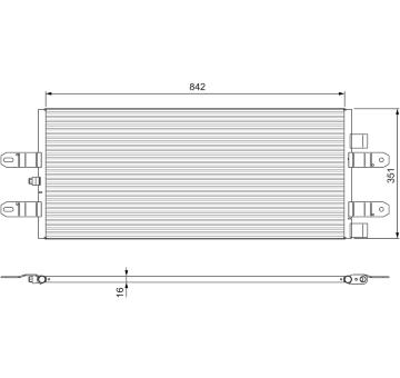 Kondenzátor klimatizácie VALEO 815093