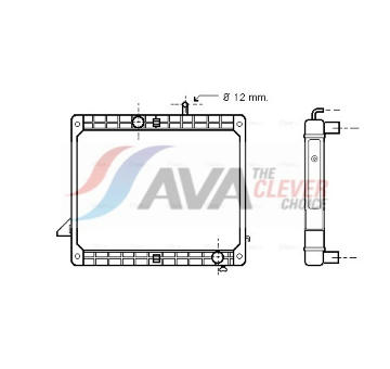Chladič motora AVA QUALITY COOLING ME2175