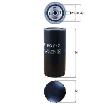 Palivový filter MAHLE KC 217