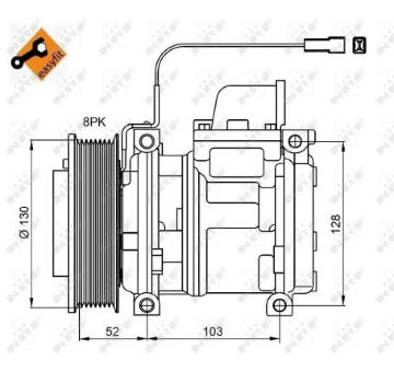 Kompresor klimatizácie NRF 32824