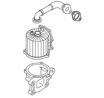 Tesnenie odvetrania kľuk. skrine ELRING 387.520