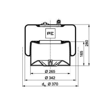Mech pneumatického prużenia PE Automotive 084.271-71A