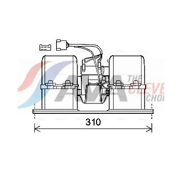 Vnútorný ventilátor AVA QUALITY COOLING VL8082