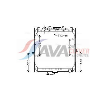 Chladič motora AVA QUALITY COOLING DF2035