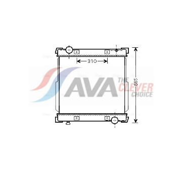 Chladič motora AVA QUALITY COOLING IV2095
