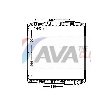Chladič motora AVA QUALITY COOLING SC2045
