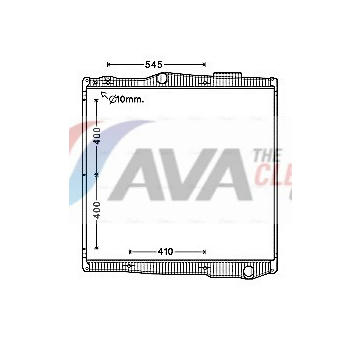Chladič motora AVA QUALITY COOLING SC2046