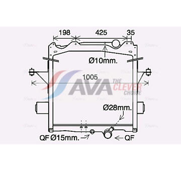 Chladič motora AVA QUALITY COOLING VL2085