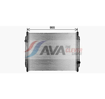 Chladič motora AVA QUALITY COOLING RE2131N